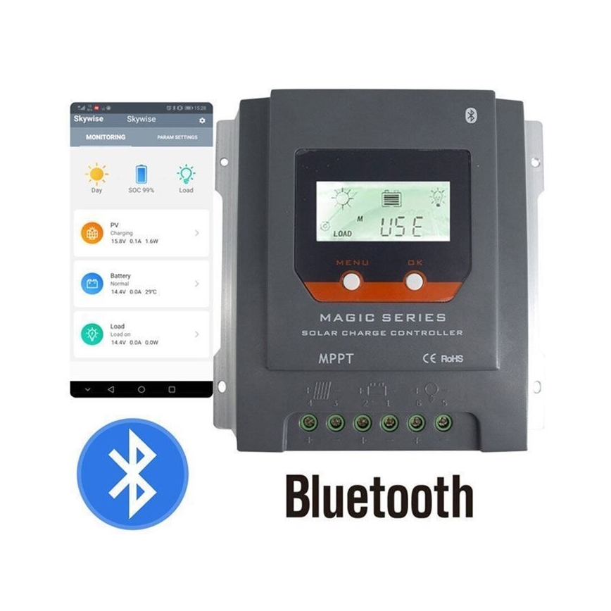 Inteligentny regulator ładowania solarnego MPPT 12-24V/20A IP32