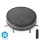 Inteligentny robot sprzątający z mopem 28W/2500 mAh Wi-Fi czarny + zdalne sterowanie