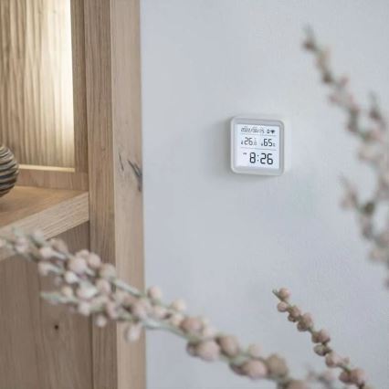 Inteligentny termometr cyfrowy GoSmart 3xAAA Tuya biały