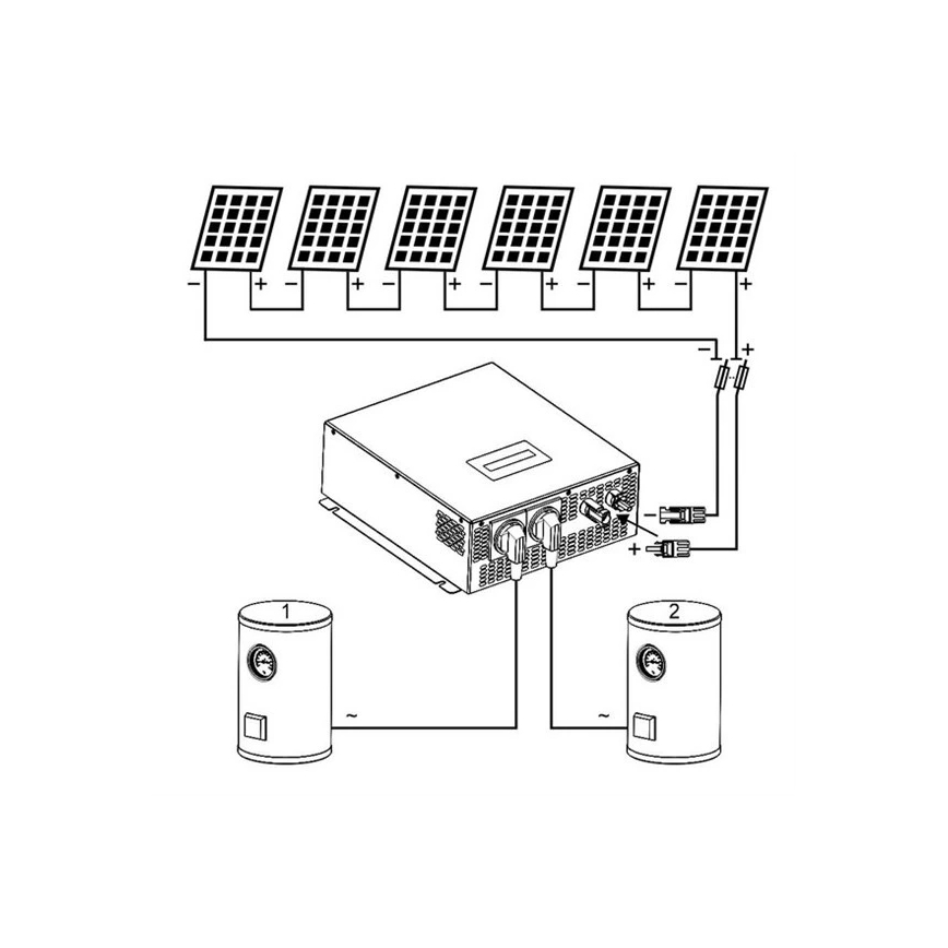 Inwerter solarny do podgrzewania wody ECO Solar Boost MPPT-3000 3,5 kW PRO