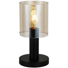 ITALUX - Lampa stołowa SARDO 1xE27/40W/230V czarna/złota