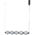 ITALUX - Lampa wisząca LED na linkach SEVILLA LED/25W/230V 3000K czarna