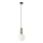 ITALUX - Lampa wisząca na linkach ALDEVA 1xE27/40W/230V śr. 20 cm czarna/brąz