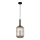 ITALUX - Lampa wisząca na linkach ANTIOLA 1xE27/40W/230V śr. 20 cm brąz