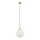 ITALUX - Lampa wisząca na linkach DEORE 1xE27/40W/230V śr. 30 cm brąz
