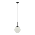 ITALUX - Lampa wisząca na linkę DEORE 1xE27/40W/230V śr. 25 cm czarna