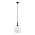 ITALUX - Lampa wisząca na linkę DEORE 1xE27/40W/230V śr. 30 cm czarna