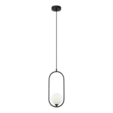 ITALUX - Lampa wisząca na linkę LUPUS 1xG9/25W/230V czarna