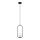 ITALUX - Lampa wisząca na linkę LUPUS 1xG9/25W/230V czarna