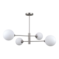 ITALUX - Lampa wisząca na pręcie EVORA 4xG9/5W/230V nikiel