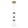 ITALUX - LED Lampa wisząca na lince EVANS LED/15W/230V 3000K złota/niebieska