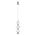 ITALUX - LED Lampa wisząca na lince SEVILLA LED/15W/230V 3000K złota