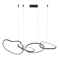 ITALUX - LED żyrandol na lince FONTE LED/60W/230V 3000/4000/6000K czarny