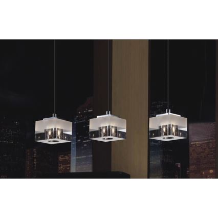 ITALUX - Lampa wisząca na linkę CUBRIC 1xG9/28W/230V