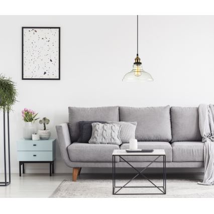 ITALUX - Lampa wisząca na linkę HUBERT 1xE27/40W/230V