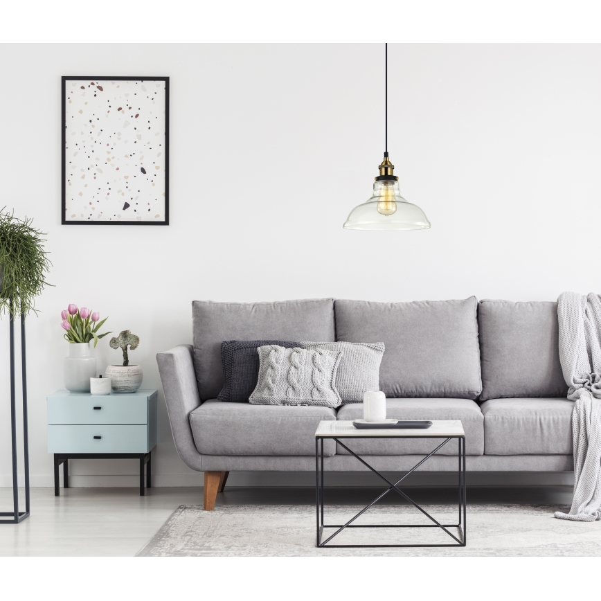 ITALUX - Lampa wisząca na linkę HUBERT 1xE27/40W/230V
