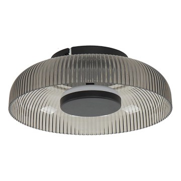 ITALUX - Oprawa sufitowa LED PASSO LED/8W/230V 3000K śr. 25 cm dymowa czerń