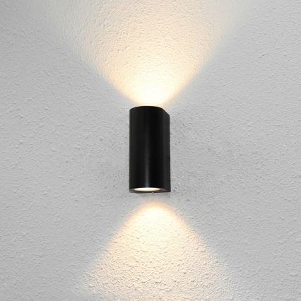 ITALUX - Kinkiet zewnętrzny GENTA 2xGU10/40W/230V IP54 15 cm