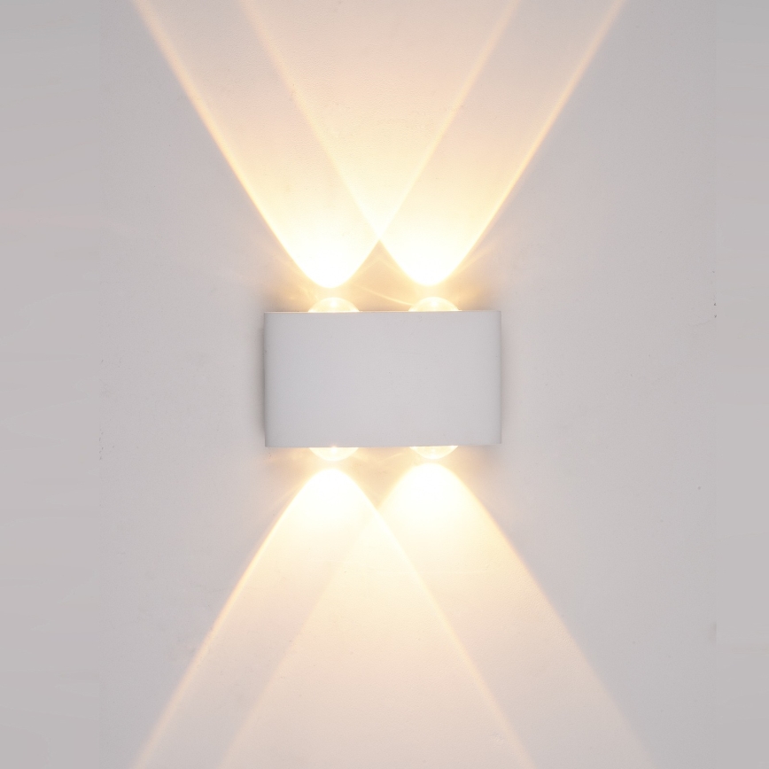 ITALUX - LED Kinkiet zewnętrzny GILBERTO 2xLED/2W/230V 3000K IP54