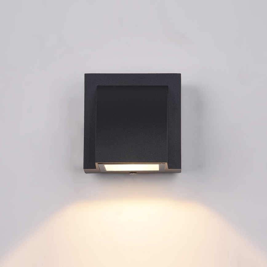ITALUX - LED Kinkiet zewnętrzny EDGAR LED/3W/230V IP54 3000K czarne