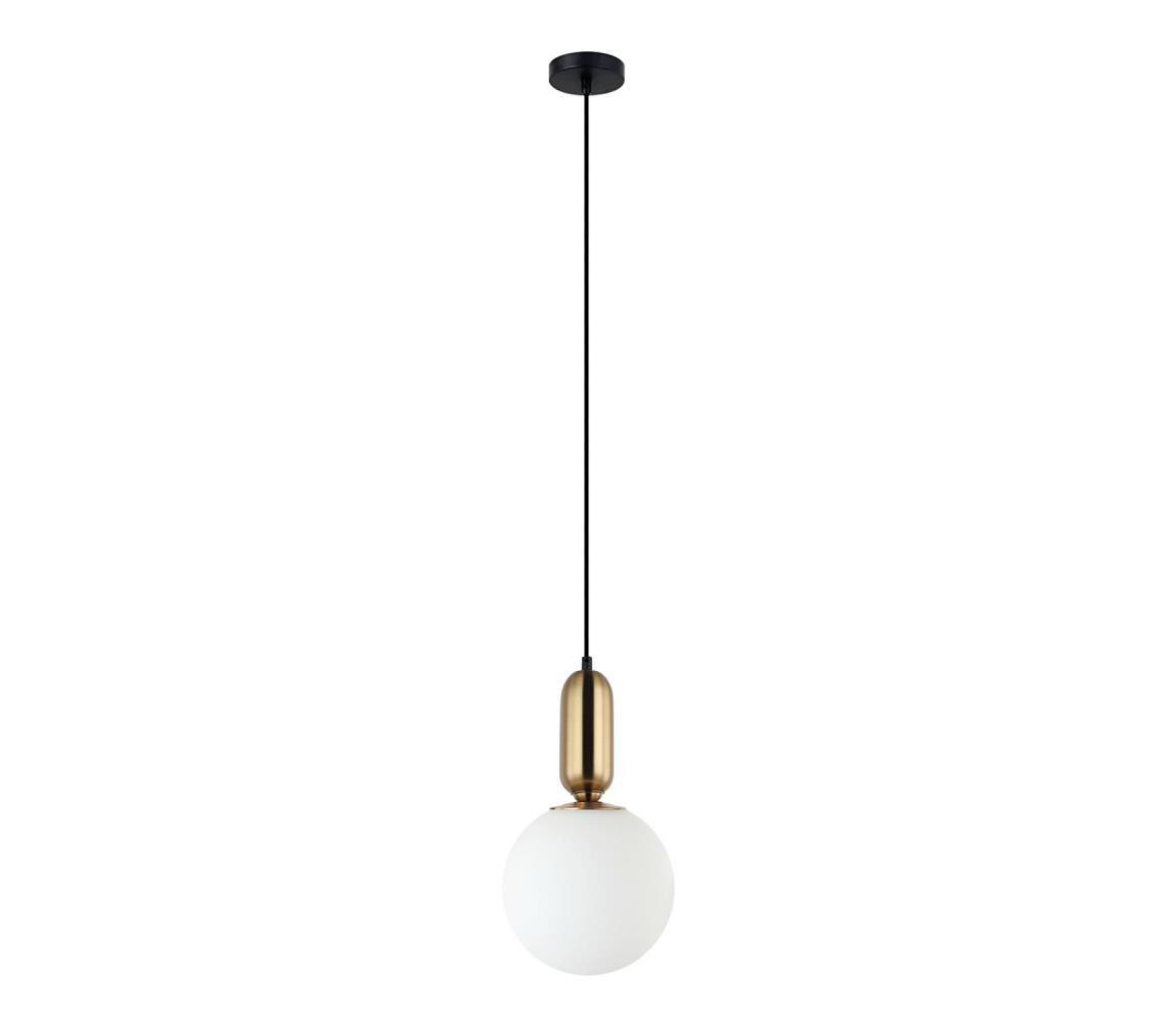PND-02340-1M-BRO - Żyrandol na lince ALDEVA 1xE27/40W/230V czarny/brązowy