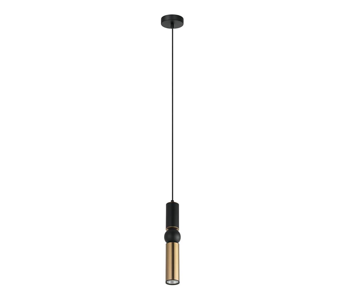 PND-14290-1-BK-BRO - Żyrandol na lince ISIDORA 1xGU10/25W/230V czarny/brąz