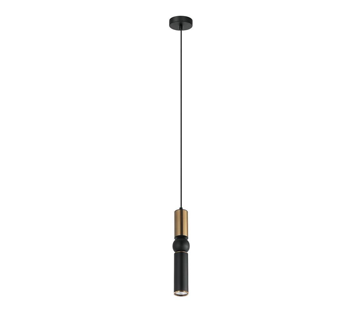 PND-14290-1-BRO-BK - Żyrandol na lince ISIDORA 1xGU10/25W/230V czarny/brązowy