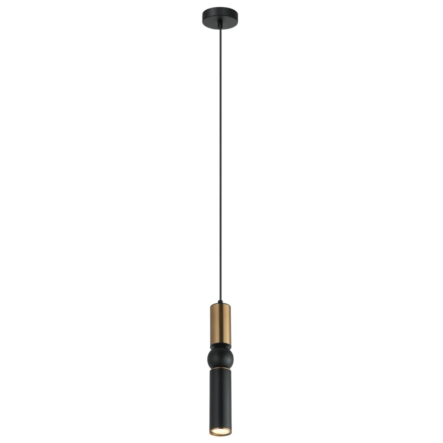 ITALUX - Żyrandol na lince ISIDORA 1xGU10/25W/230V czarny/brązowy