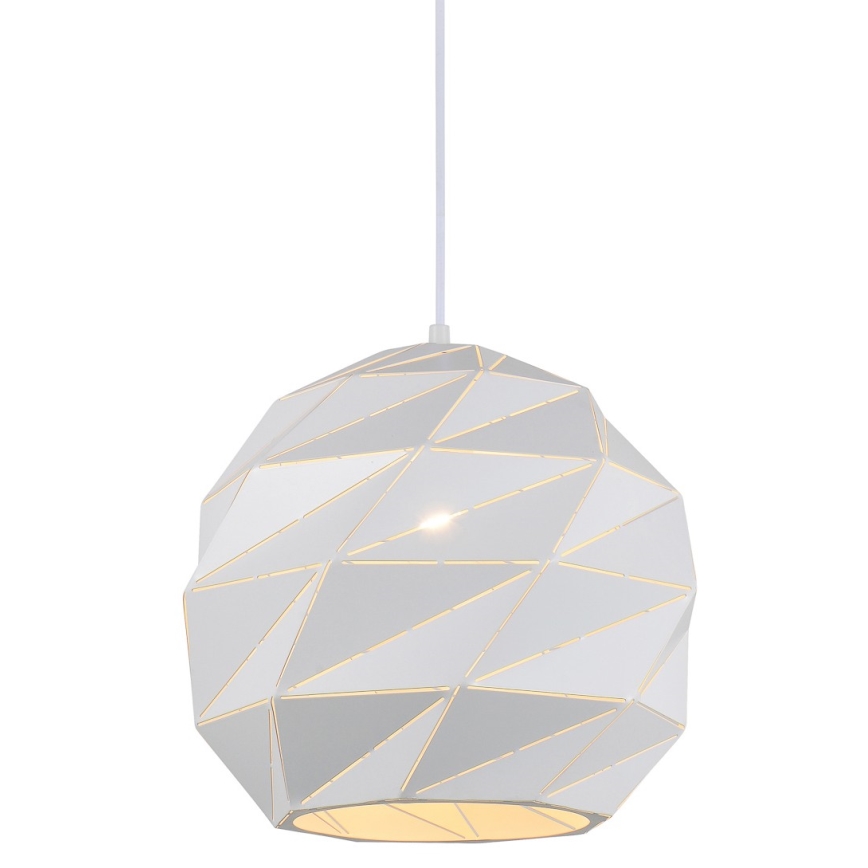 ITALUX - Żyrandol na lince PALERMO 1xE27/40W/230V śr. 32 cm biały