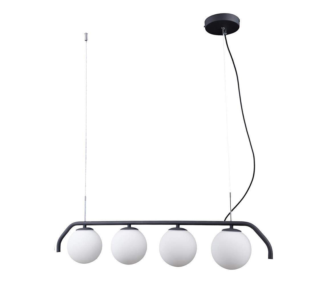 PND-3300-4-BK - Żyrandol na lince CARIMI 4xG9/5W/230V czarny