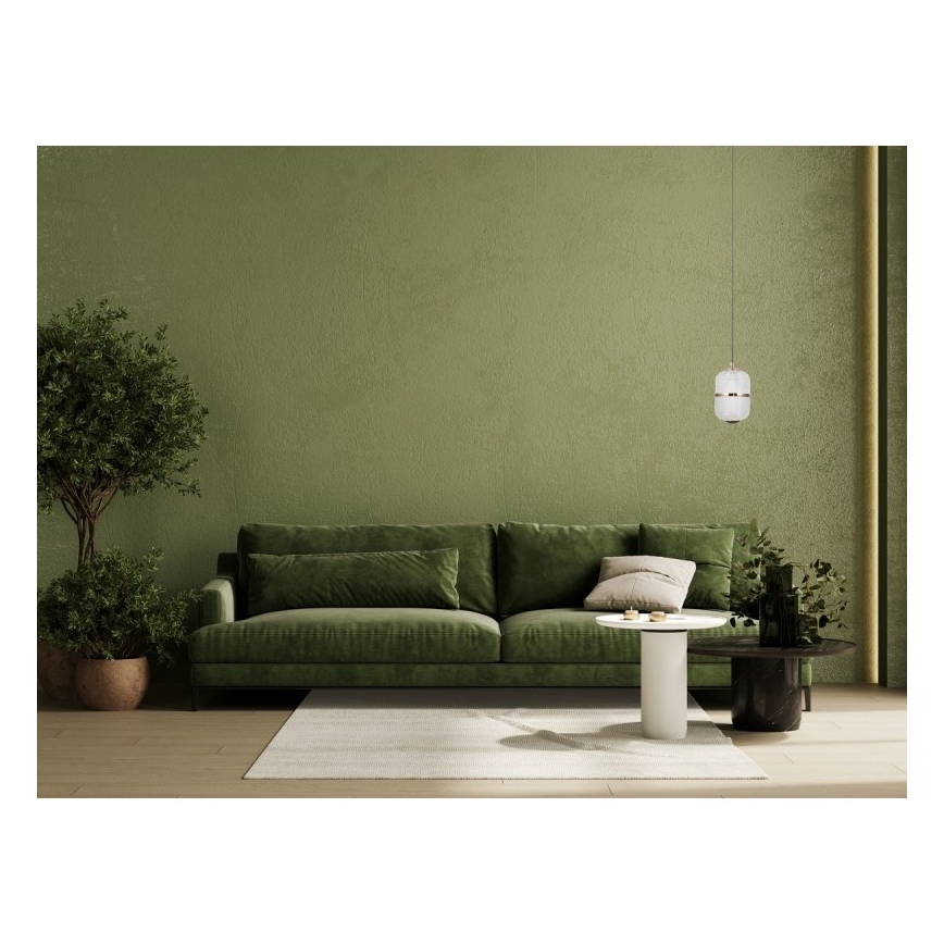 ITALUX - LED Żyrandol na linkach ALANI LED/6W/230V 3000K czarny/złoty