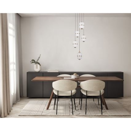 ITALUX - LED żyrandol na lince ALANI 5xLED/5,6W/230V 3000K złoty