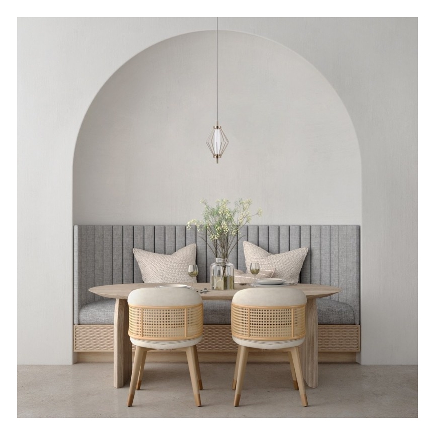 ITALUX - LED Żyrandol na lince SEVILLA LED/5W/230V 3000K złoty