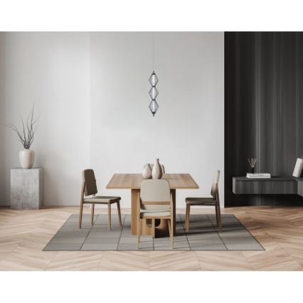 ITALUX - LED Żyrandol na lince SEVILLA LED/15W/230V 3000K czarny