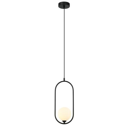 ITALUX - Lampa wisząca na linkę LUPUS 1xG9/25W/230V czarna