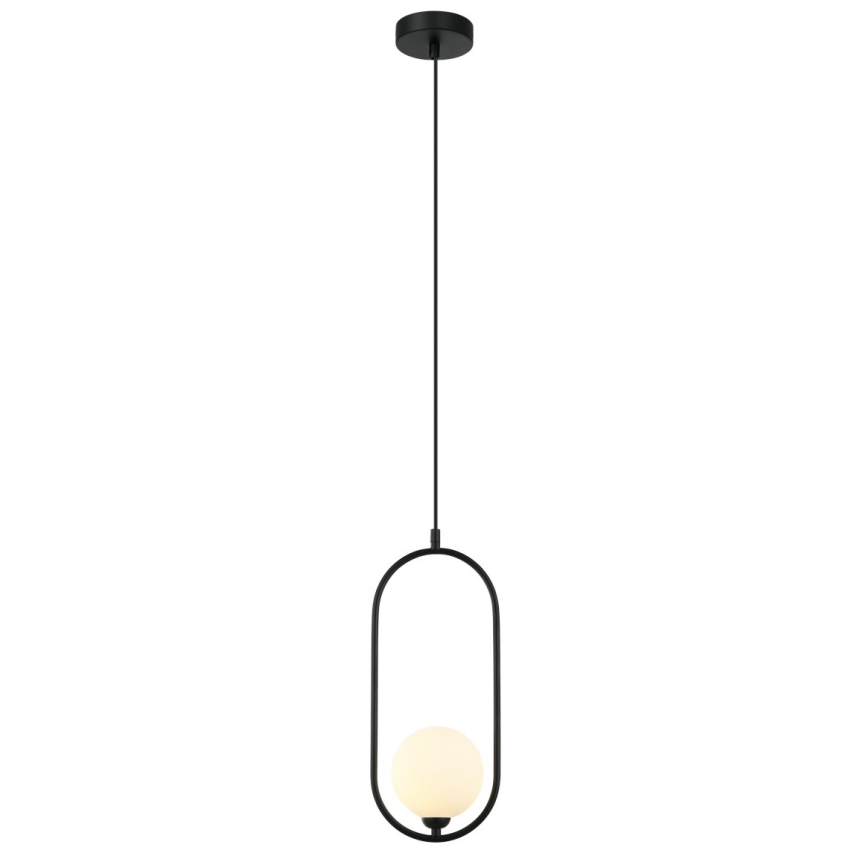 ITALUX - Lampa wisząca na linkę LUPUS 1xG9/25W/230V czarna