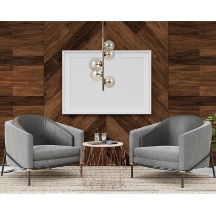 ITALUX - Lampa sufitowa na pręcie CANELLO 5xG9/5W/230V mosiądz