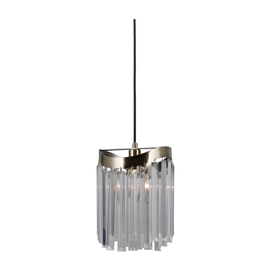 ITALUX - Żyrandol na lince SABRIGA 1xE14/40W/230V matowy chrom