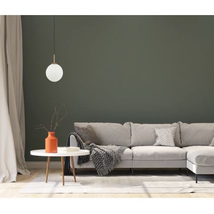 ITALUX - Lampa wisząca na linkach DEORE 1xE27/40W/230V śr. 30 cm brąz