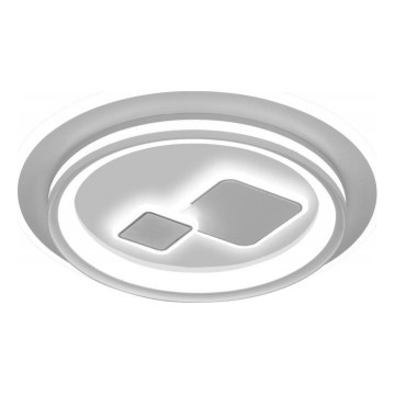 ITALUX - ściemnialna lampa sufitowa LED PARCO 55W/230V 3000–6500K Ø50 cm biała + pilot zdalnego sterowania