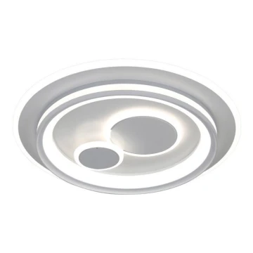 ITALUX - Ściemnialna lampa sufitowa LED PARCO LED/55W/230V 3000-6500K Ø 50 cm biała + pilot zdalnego sterowania