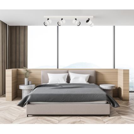 ITALUX - Oświetlenie punktowe LACONI 4xGU10/35W/230V białe