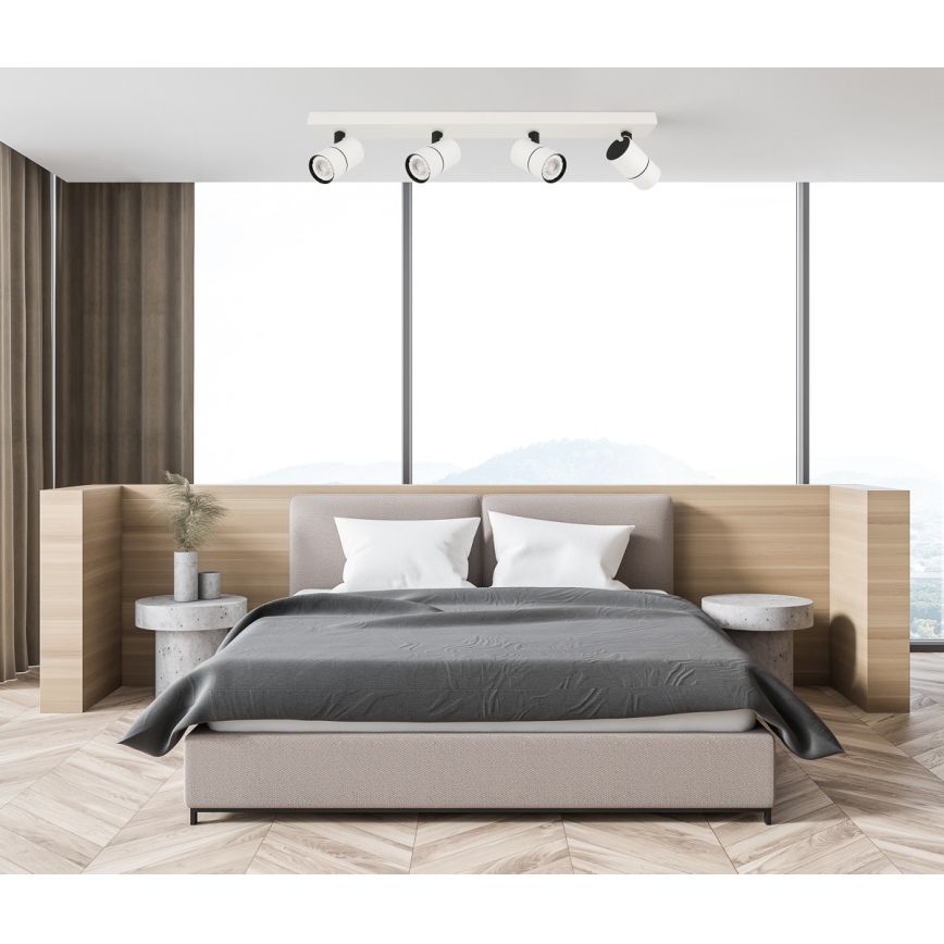 ITALUX - Oświetlenie punktowe LACONI 4xGU10/35W/230V białe