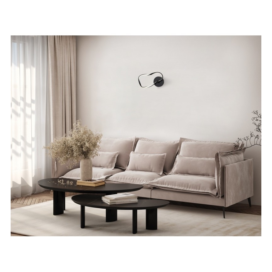 ITALUX - LED Kinkiet AMAYA LED/20W/230V czarny