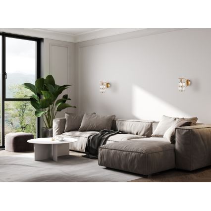 ITALUX - Kinkiet ALMA 1xE27/40W/230V złoty