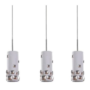 ITALUX - Żyrandol na lince EVAN 3xGU10/50W/230V