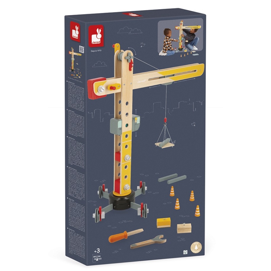 Janod - Drewniany dźwig BOLID