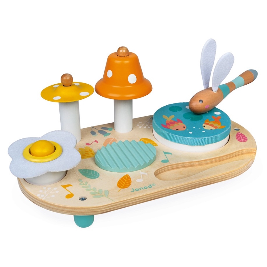 Janod - Drewniany stolik muzyczny PURE