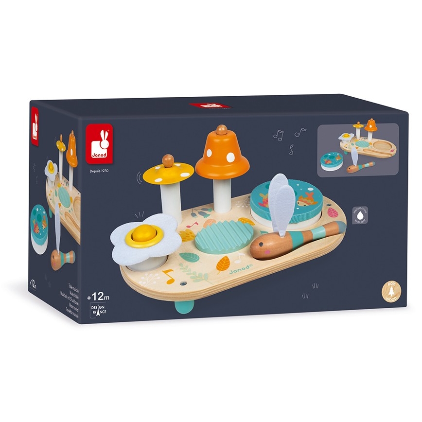 Janod - Drewniany stolik muzyczny PURE