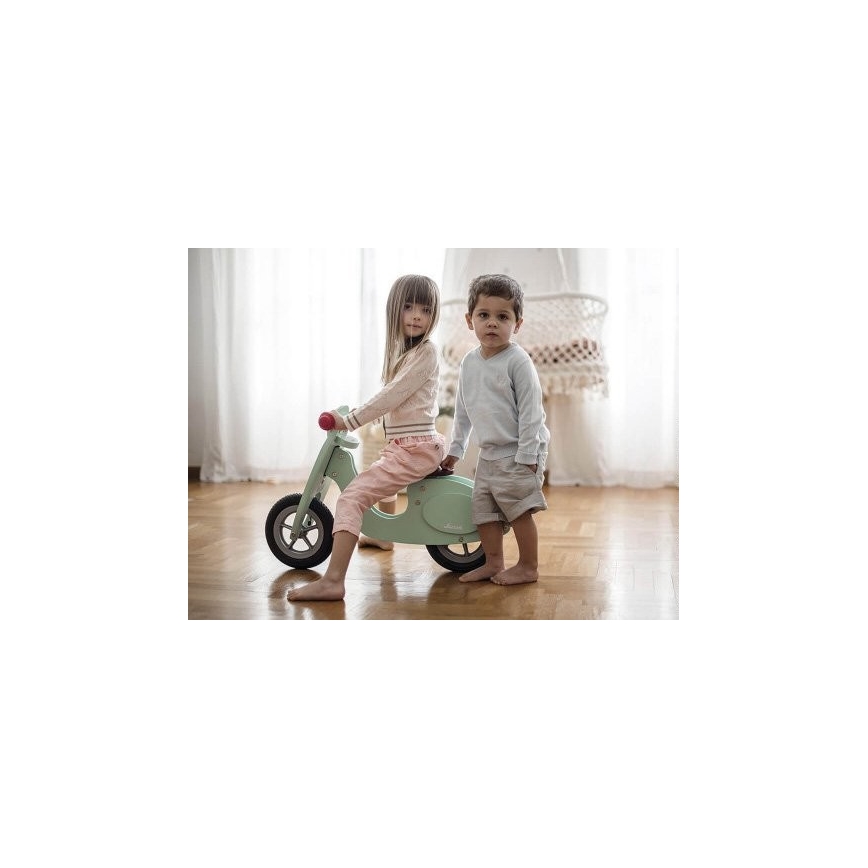 Janod - Dziecięcy rowerek biegowy VESPA zielony